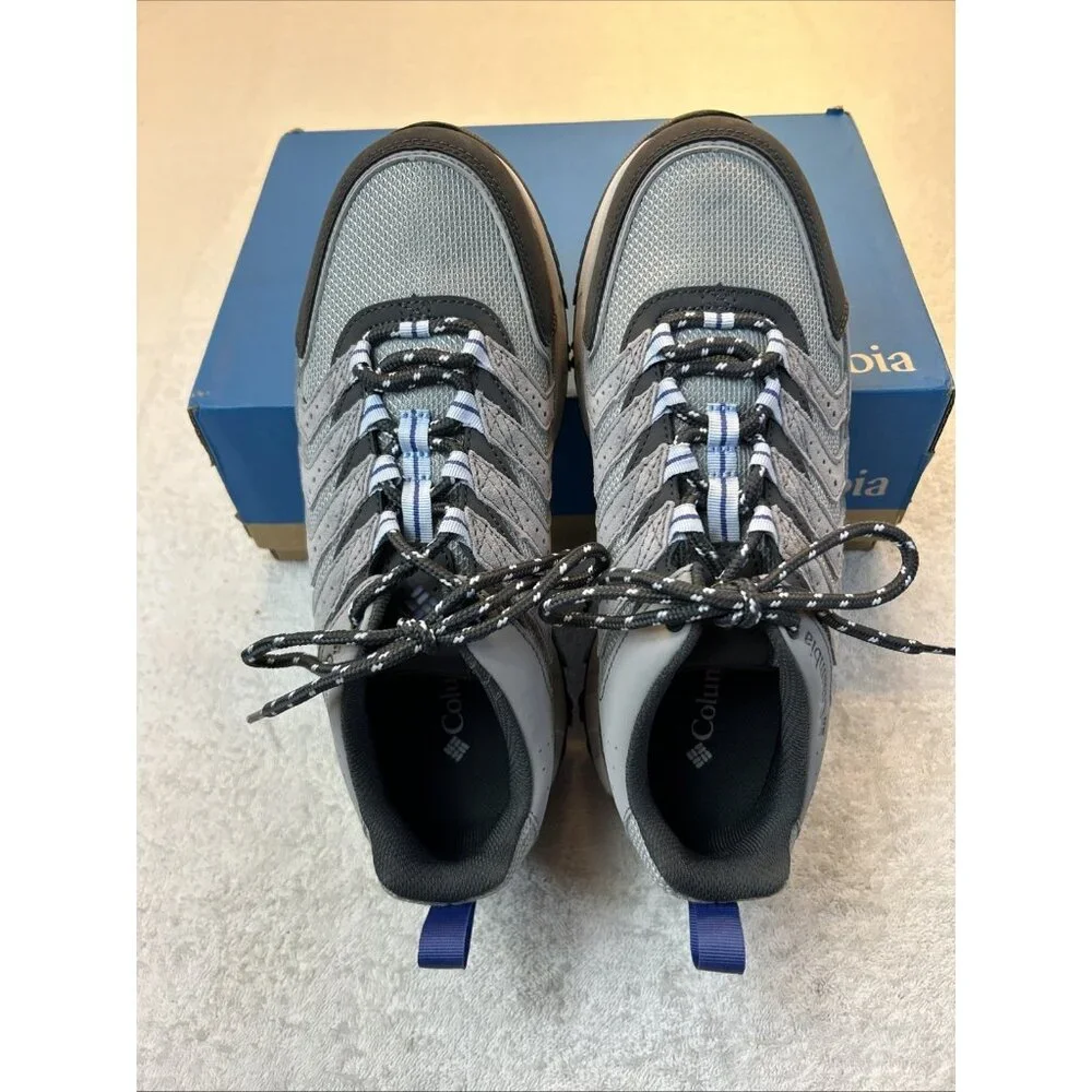 Columbia Strata Trail Low Hiking Shoe Women Size 10 Light Gray/Dark Gray New - Picture 2 of 11
